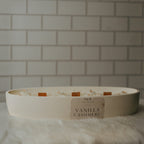 Vanilla Cashmere – Luxury Wooden Wick Soy Candle